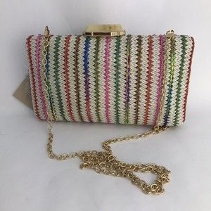 D'MARGEAUX Women's Clutch Bag Crossbody Chain Multicolor